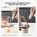 Hand Mixer Electric Milk Frother Whisk Egg Beater USB Rechargeable Handheld Coffee Blender Milk Shaker Mixer Foamer Food Blender. 
