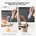 Hand Mixer Electric Milk Frother Whisk Egg Beater USB Rechargeable Handheld Coffee Blender Milk Shaker Mixer Foamer Food Blender.
