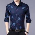 Stylist Printed Cotton Long Sleeve Casual Shirt For Men.