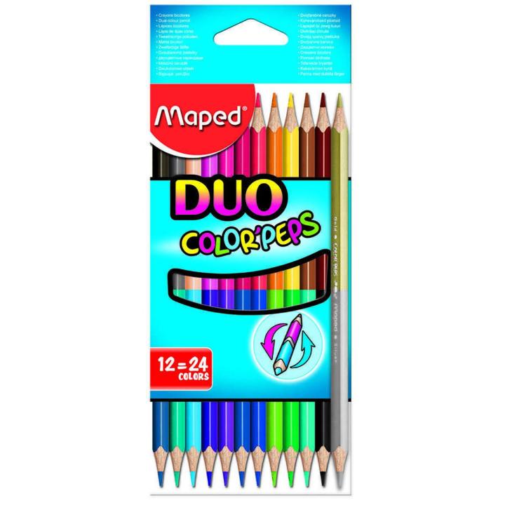 Maped Color'Peps Duo Tip Colored Pencils12=24 Color - 829600