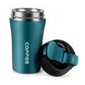 High Quality 400Ml Portable Stainless Steel Travel Vacuum Insulated Coffee Mug With Straw Lid - Coffee Mug. 