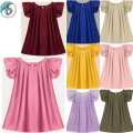 Ruffled Charm: Cute Sleeveless Dress for Girls Aged 0 to 12. 