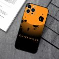 Outer Wilds Game Phone Case For Apple iPhone 15,14,13,1happy2,11,XS,XR,X,8,7,Pro,Max,Plus,mini Silicone Black Cover. 