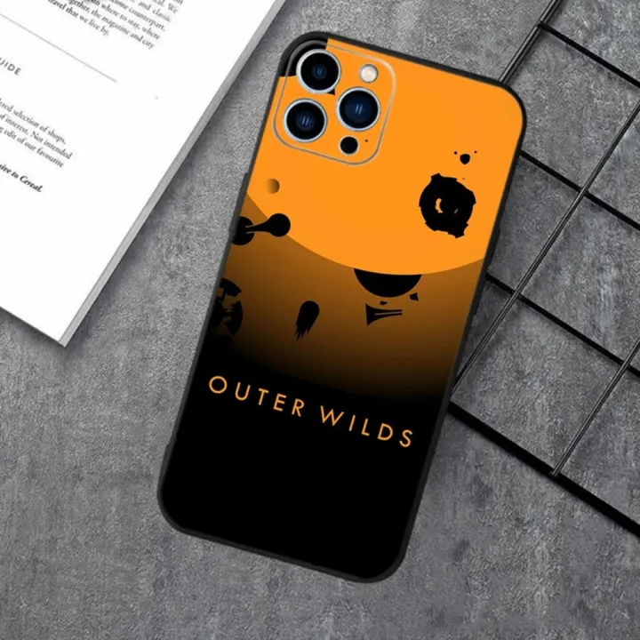Outer%20Wilds%20Game%20Phone%20Case%20For%20Apple%20iPhone%2015,14,13,1happy2,11,XS,XR,X,8,7,Pro,Max,Plus,mini%20Silicone%20Black%20Cover%20-%20Image%206