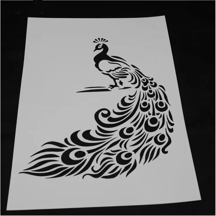 Stencil for Wall & Fashion Painting Template 10in by 8in.