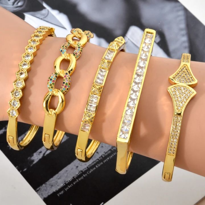 ZEADear%20Fashion%20Jewelry%20Zircon%20Bracelet%2018K%20Gold%20Plated%20Snake%20Geometry%20Twist%20Copper%20Bangle%20Punk%20Women%20Men%20Hand%20Jewellery%20Gift%20BruberryBe%20-%20Image%202