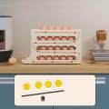 4 Tier Egg Tray for 30 Eggs Automatically Fridge Container. 