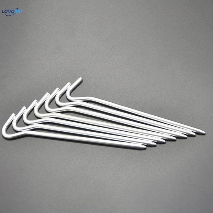 10Pcs%20Tent%20Stakes%20Pegs,%20Metal%20Camping%20Tent%20Nails%20Stake%20with%20Hooks,%20Ground%20Pins%20Stakes%20Ground%20Stakes%20Garden%20Stakes%20for%20Garden%20Travel%20Pitching%20,%20Bag%20-%20Image%207