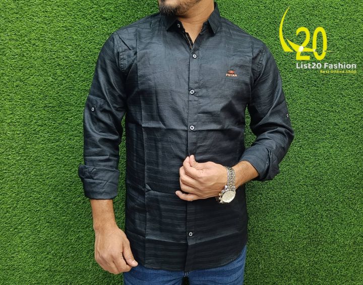 List20%20Fashion%20Premium%20Quality%20Cotton%20Solid%20Shirt%20For%20Men's%20-%20Image%209