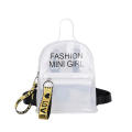 Lightweight Mini Backpacks  Eye-Catching Small Size Fashionable Transparent Pvc  Casual 2023 Trend Jelly Female Bag  for  Use School Or College Travel And Adventure Outdoor Activities Fashion Statement. 