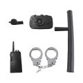5x Costume Accessory Set Police Cosplay Costume Props for Performance Show Halloween Parties Photo Props Role Play Carnival.
