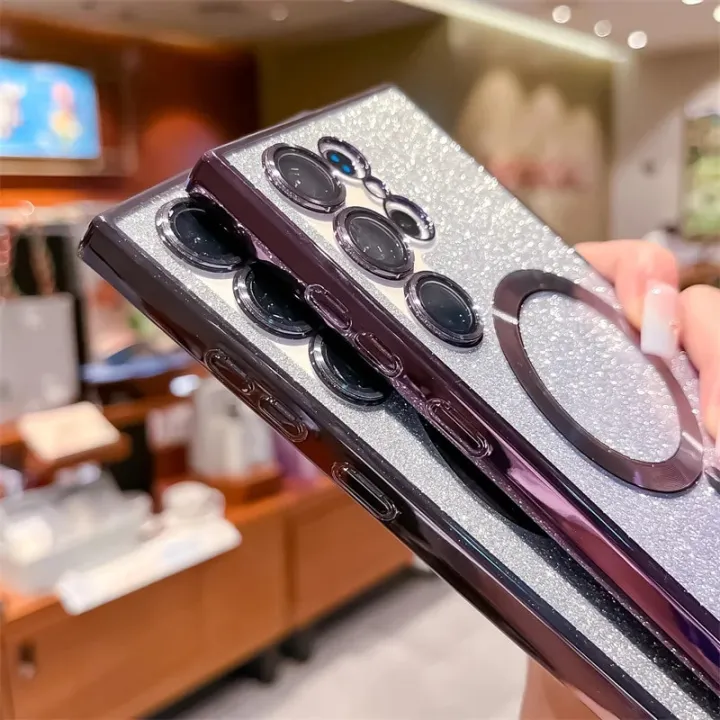 Glitter%20Magnetic%20Case%20For%20Samsung%20Galaxy%20S24%20S23%20S22%20S21%20S20%20Note20%20Plus%20Ultra%20S20FE%20S21FE%20S23FE%20Magsafe%20Wireless%20Original%20Cover%20-%20Image%202
