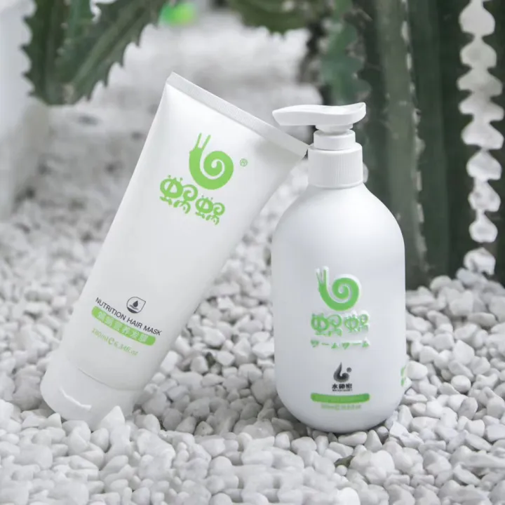 Snail%20Shampoo%20Full%20Range%20Genuine%20Wowo%20Pure%20Ginger%20Shampoo%20Set%20New%20Hair%20Mask%20Silicone-Free%20Shampoo%20Set%20-%20Image%202