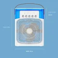 Portable Humidifier Fan AIr Conditioner Household Small Air Cooler Hydrocooling Portable Air Adjustment For Office 3 Speed Fan.