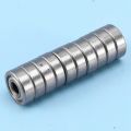 10pcs Miniature Sealed Metal Ball Bearing Model: 604 ZZ 4x12x4MM. 