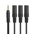 1/2 Pcs 32cm Y Splitter Cable 3.5 mm 1 Male to 3 Female Audio Cable for Earphone Headset. 
