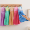 1 Pcs  Microfiber Hanging Kitchen Hand Towel Basin Towel 10×15 Inch. 