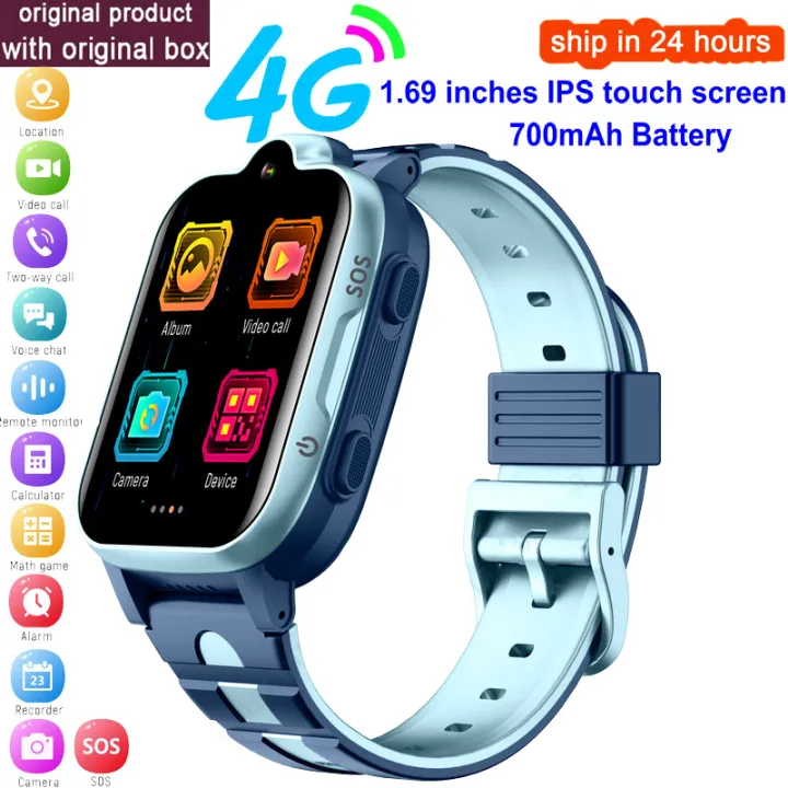 K15 Smart Watch Kids Touch Screen 4G Video Call SOS Positioning Watch Waterproof Student Smartwatch for Kids Boys Girl