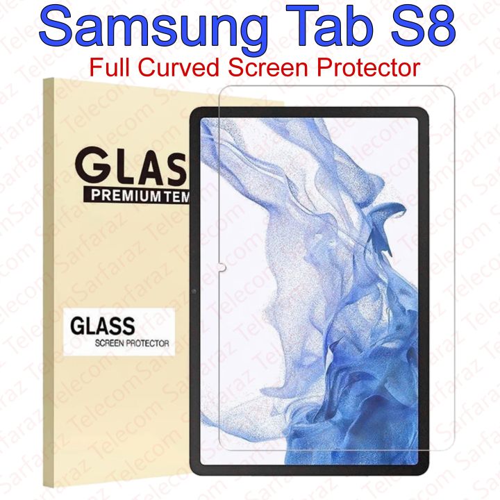 Samsung Tab S8 Full Curve Screen Protector 100% Accurate Smooth Touch Response