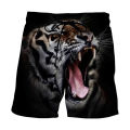 Fierce Tiger Leopard Graphic Beach Shorts Men Summer Short Pants 3D Animal Printed Board Trunks Swimsuit Woman homme Ice Shorts. 