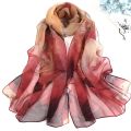 RUNMEIFA 2023 New Fashion Spring/Summer Women Floral Printing Beach Silk Scarf Shawls Female Long Wraps Beach Sunscreen Hijab. 