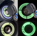 Car Ignition Switch Cover Luminous Key Ring Hole Cover Sticker. 