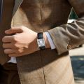 Fashion Couple Watches Casual Quartz Wristwatch 30M Waterproof Leather Watch Clock. 