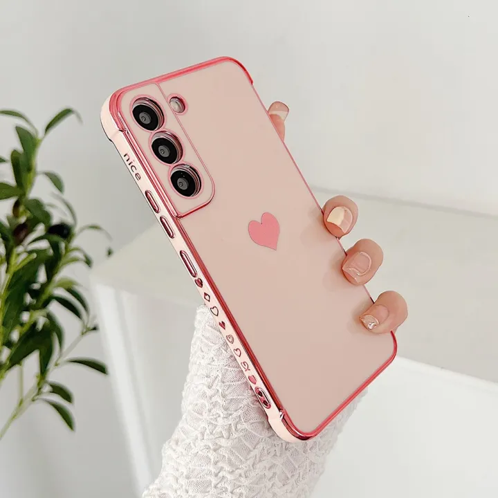 Luxury%20Plating%20Soft%20Case%20For%20Samsung%20Galaxy%20S24%20S23%20S22%20S21%20S20%20FE%20A53%20A23%20A13%20A52%20A14%20A54%20Love%20Heart%20Shockproof%20Cover%20-%20Image%204