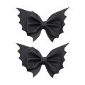 Horror Halloween hair accessories Stylish Hair accessory Decorative Gothic hair clip 2X (indicating quantity) Bat wing Bat wing hair decoration for Halloween costume Party Cosplay Dress up Fashion accessory.