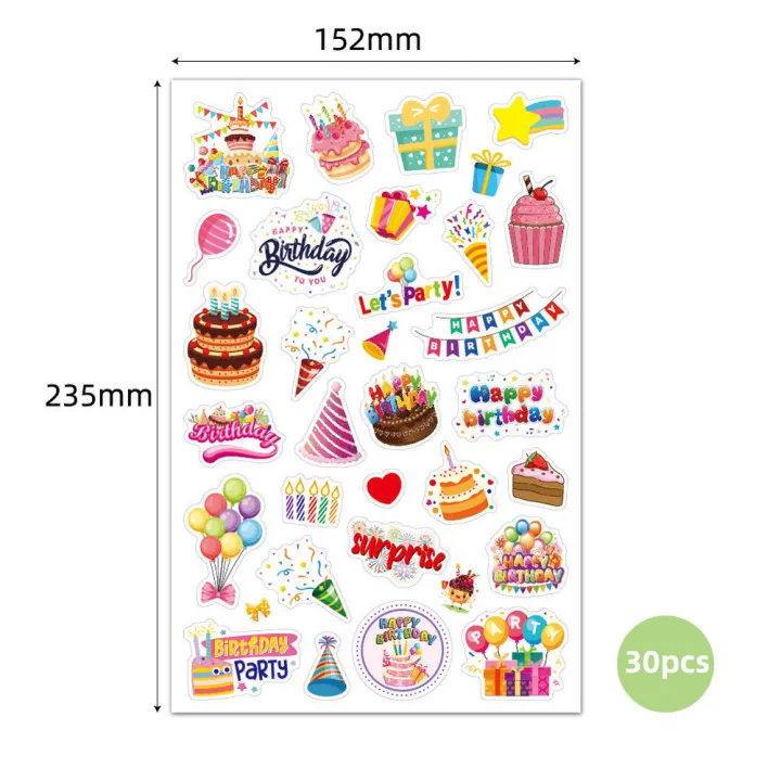 1%20Sheet%20Cartoon%20Happy%20Birthday%20Kawaii%20Stickers%20Laptop%20Guitar%20Motorcycle%20Luggage%20Skateboard%20Bicycle%20Kids%20Toy%20Sticker%20Decal%20-%20Image%206