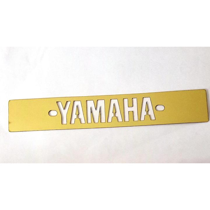 Yamaha Name Plate Stainless Steel Bike Number Plate Stainless Steel