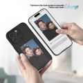 NFC E-ink Screen Phone Case For iphone 13 14 15 Pro Max Case Smart DIY Shockproof Cover Anime Character Phone For Battery Free.