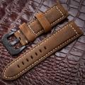 Leather 20mm 22mm 24mm watch straps For Samsung Galaxy 46mm 42mm S3 Watch Band For Huami Amazfit Straps. 