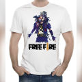 Boys' T-Shirts Garena Free Fire Joker Fashionable Round Neck Half Sleeve Free Fire Hd Printed T-Shirt - T Shirt For Man - T Shirt For Man - T Shirt.