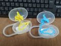 Silica gel children's pacifier, protective storage box, chain BABY Chain CHUSNI / Teether CN -1pcs. 