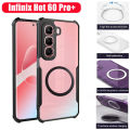 Infinix Hot 60 Pro+ Shockproof Case Infinix Hot 60 Pro Plus Hot 60i Transparent Armor Acrylic TPU Soft Anti-fall Casing Cover.