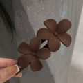 Korean Style Fashion Flower Hair Clip Non-Slip Matte Hair Claw Ponytail Holder Duckbill Clips For Women Girls Hair Accessories Yao Store.