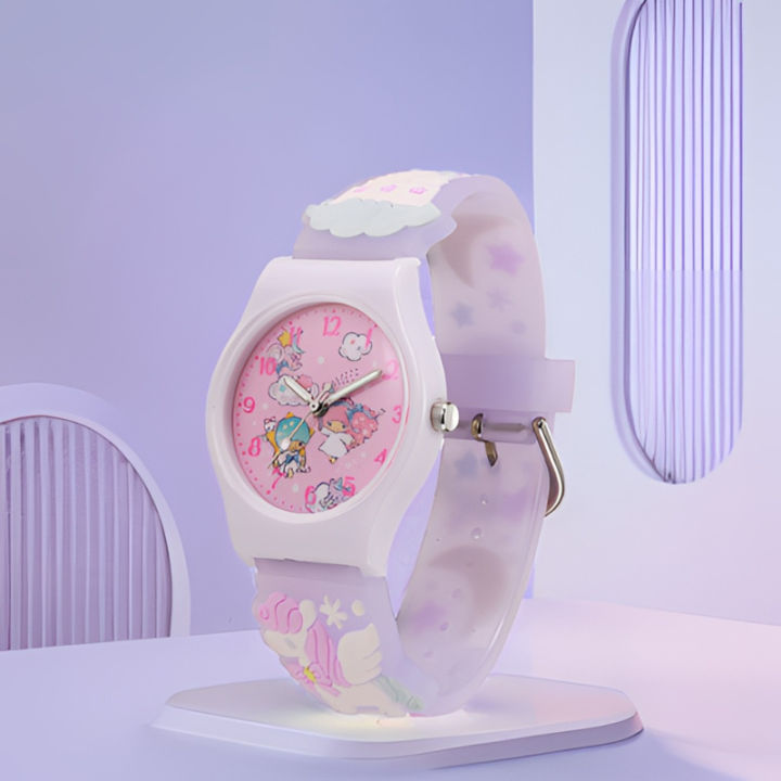 Sanrio%20Watch%20Cute%203D%20Waterproof%20Quartz%20Silicone%20Strap%20Cartoon%20Children's%20Kuromi%20Melody%20Cinnamoroll%20Watches%20Student%20Gift%20-%20Image%209