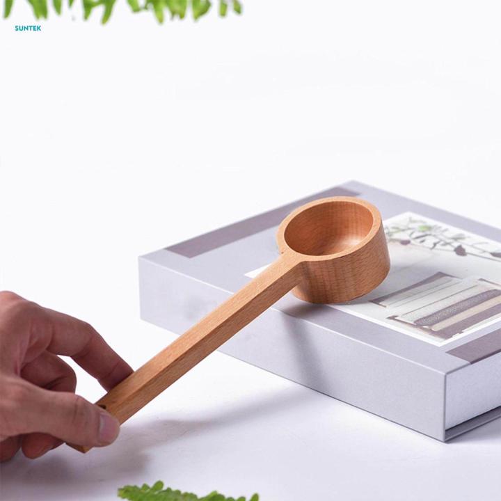 Wooden Measure Spoon Easy Using Accs Coffee Spoon for Household Cafe Camping M