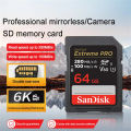 SanDisk U3 4K 6K 8K UHD Video C10 V30 V60 V90 Memory Card SD Card Extreme PRO SDHC SDXC sd Card UHS-I UHS-II for 1080P 3D Camera.