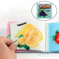 Baby Cloth Books Cute Touch and Feel Crinkle Fabric Book for Stroller Toys Kids Toddlers. 