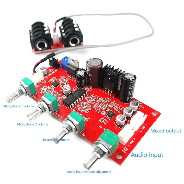 PT2399%20Digital%20Microphone%20o%20Amplifier%20Board%20Karaoke%20Plate%20Reverb%20Preamplifier%20Reverberator%20NE5532%20M65831%20Op%20Amp%20-%20Image%202