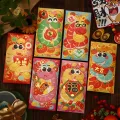 New Year Money Envelope Lucky Red Bless Pocket 2025 Snake Year Red Envelope Spring Festival Marriage Birthday Happy New Year Envelope Red Pao. 