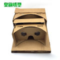Google cardboard glasses cardboard paper VR glasses virtual reality 3D mobile phone magic mirror generation.