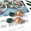 【beauty code store】New Design Green Clip Earring.