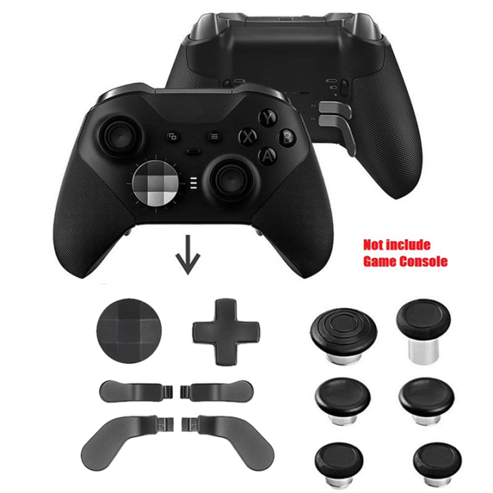 17PCS%20Metal%20Paddles%20Thumb%20Grips%20Core%20Joystick%20Kit%20Replacement%20Accessories%20for%20Xbox%20One%20Elite%202%20Enhanced%20Precision%20Game%20Controller%20Parts%20-%20Image%205