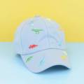 Kids Baseball Cap Dinosaur Embroidery Children Girls Boys Sun Hat Spring Summer Outdoor Adjustable Visor Baby Cap.