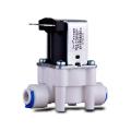 Electric Plastic Solenoid Valve 1/4" Hose Pipe Quick Connection RO Water Reverse Osmosis System.