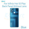 Infinix Hot 10 Play Back Panel/Backshell/ Casing + With Camera Lens + Side Buttons With Logo-All Colors Available. 