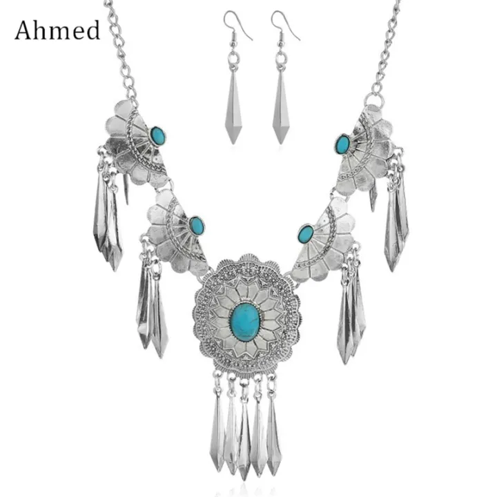 %E3%80%90beauty%20code%20store%E3%80%91New%20Boho%20Ethnic%20Vintage%20Antique%20Synthetic%20Stone%20Necklace%20Earring%20Set%20Women%20Fashion%20Retro%20Jewelry%20Set%20Wholesale%20-%20Image%203